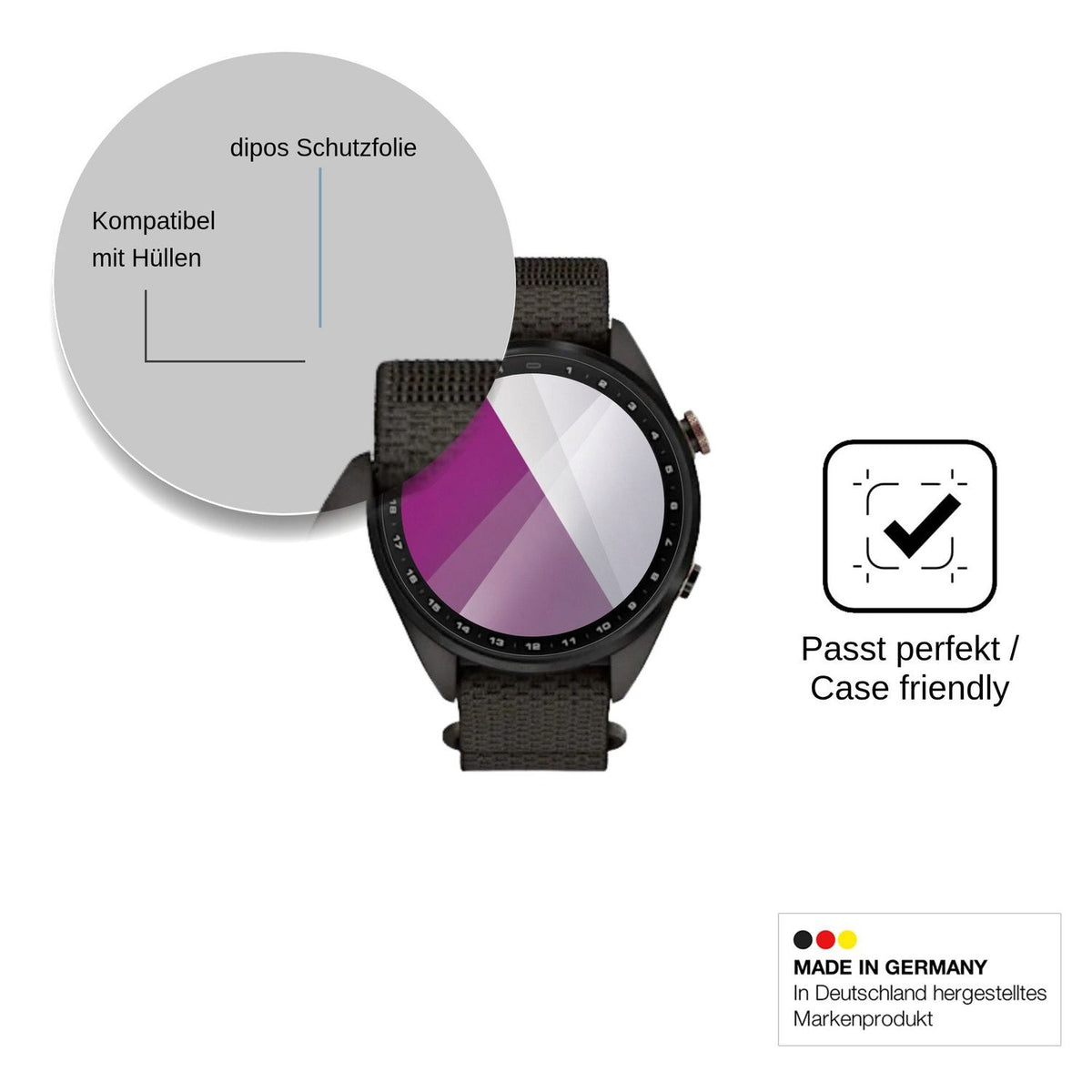 6x Screen Protector for Garmin Approach S72 Protection Crystal Clear dipos