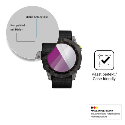 6x Screen Protector for Garmin Enduro 2 Protection Crystal Clear dipos