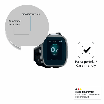 Schutzfolie mit optimaler Passform, zur Verwendung mit Hüllen geeignet