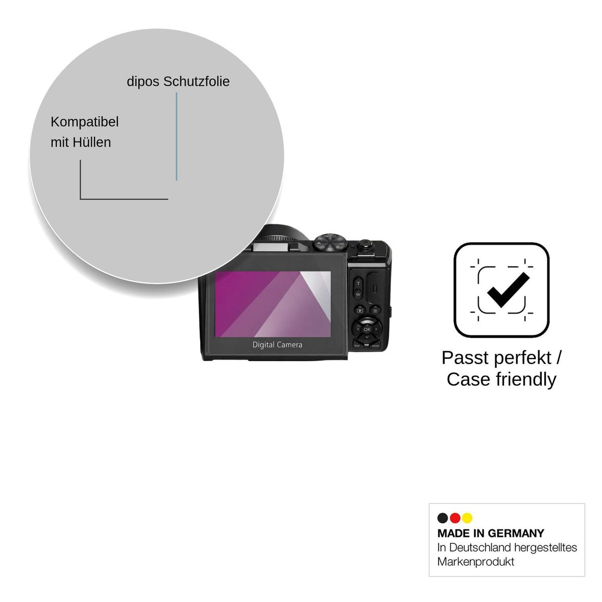 4x Screen Protector for H-Bocam W081 Protection Crystal Clear dipos