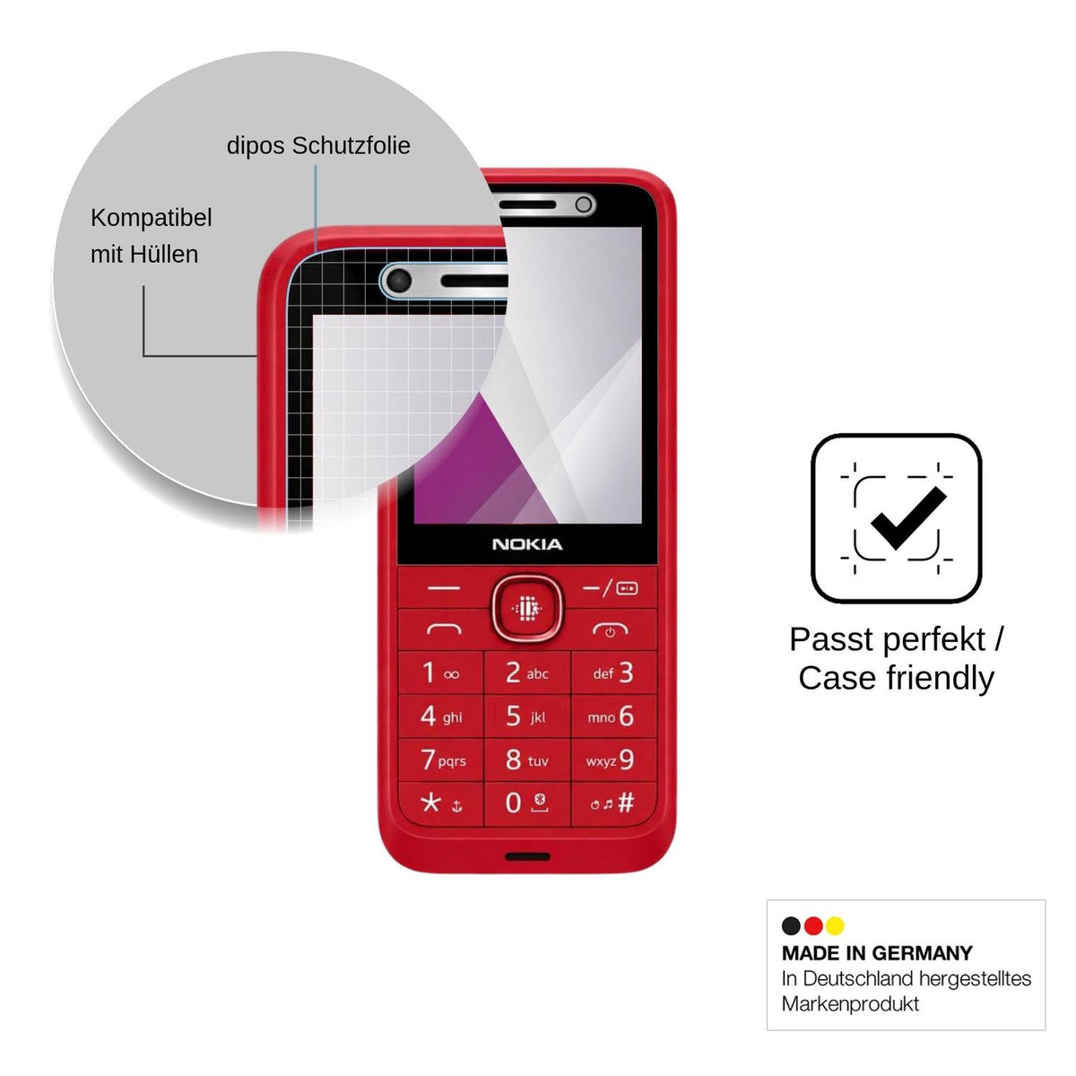 4x Screen Protector for HMD 215 4G 2E Protection Crystal Clear dipos