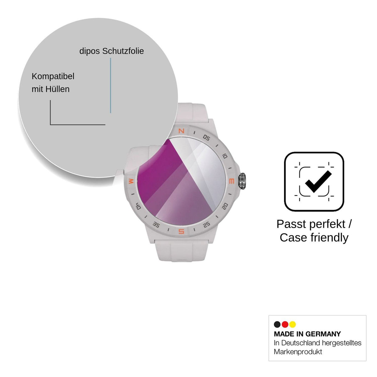 6x Screen Protector for Honor Choice Watch 2 Epic Protection Crystal Clear dipos