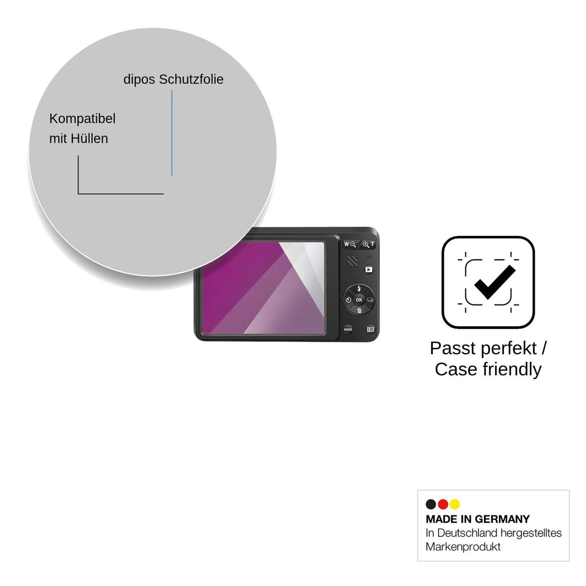 4x Screen Protector for HOOPWNE DC123 Protection Crystal Clear dipos