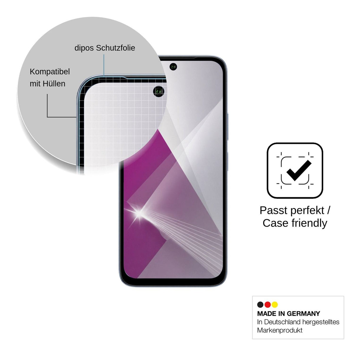 4x Screen Protector for Itel A300+ Protection Crystal Clear dipos