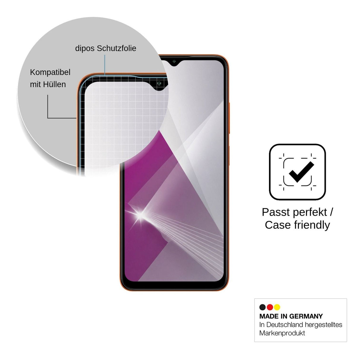 4x Screen Protector for Itel A300C Protection Crystal Clear dipos