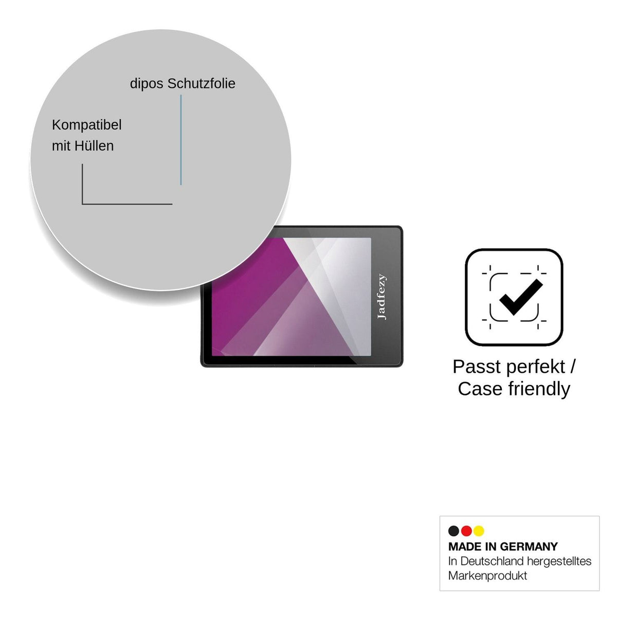 4x Screen Protector for Jadfezy Action Cam K-06 Protection Crystal Clear dipos