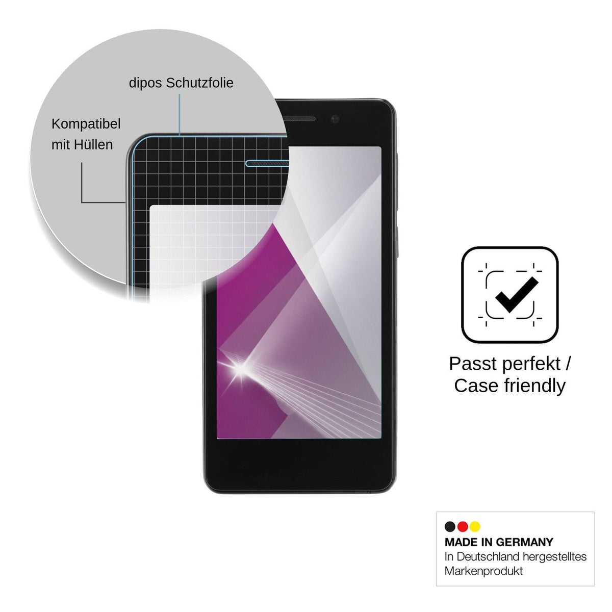 4x Screen Protector for Nomi i450 Trend Protection Crystal Clear dipos