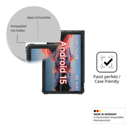 Schutzfolie mit optimaler Passform, zur Verwendung mit Hüllen geeignet