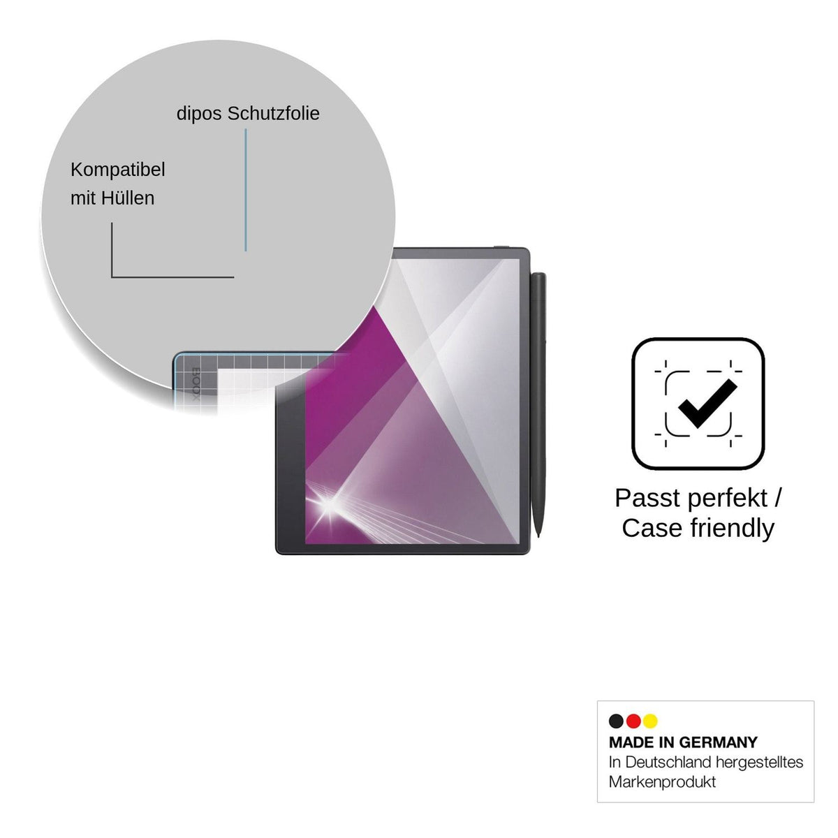 2x Screen Protector for Onyx Boox Note Mini C Protection Crystal Clear dipos