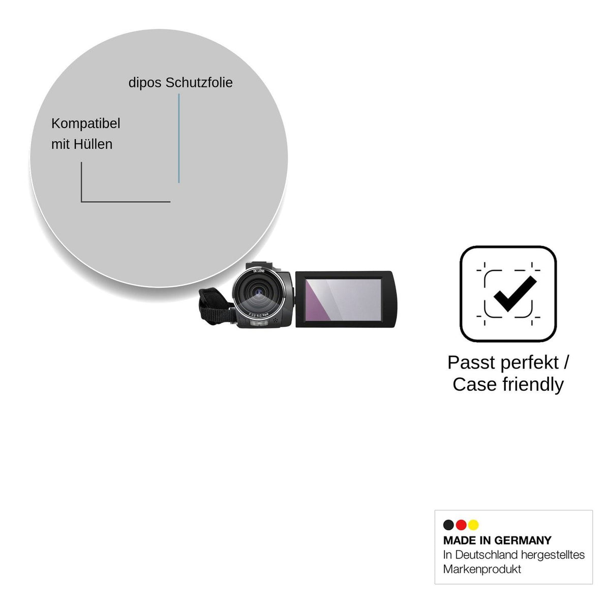 4x Screen Protector for ORDRO AE20 Protection Crystal Clear dipos