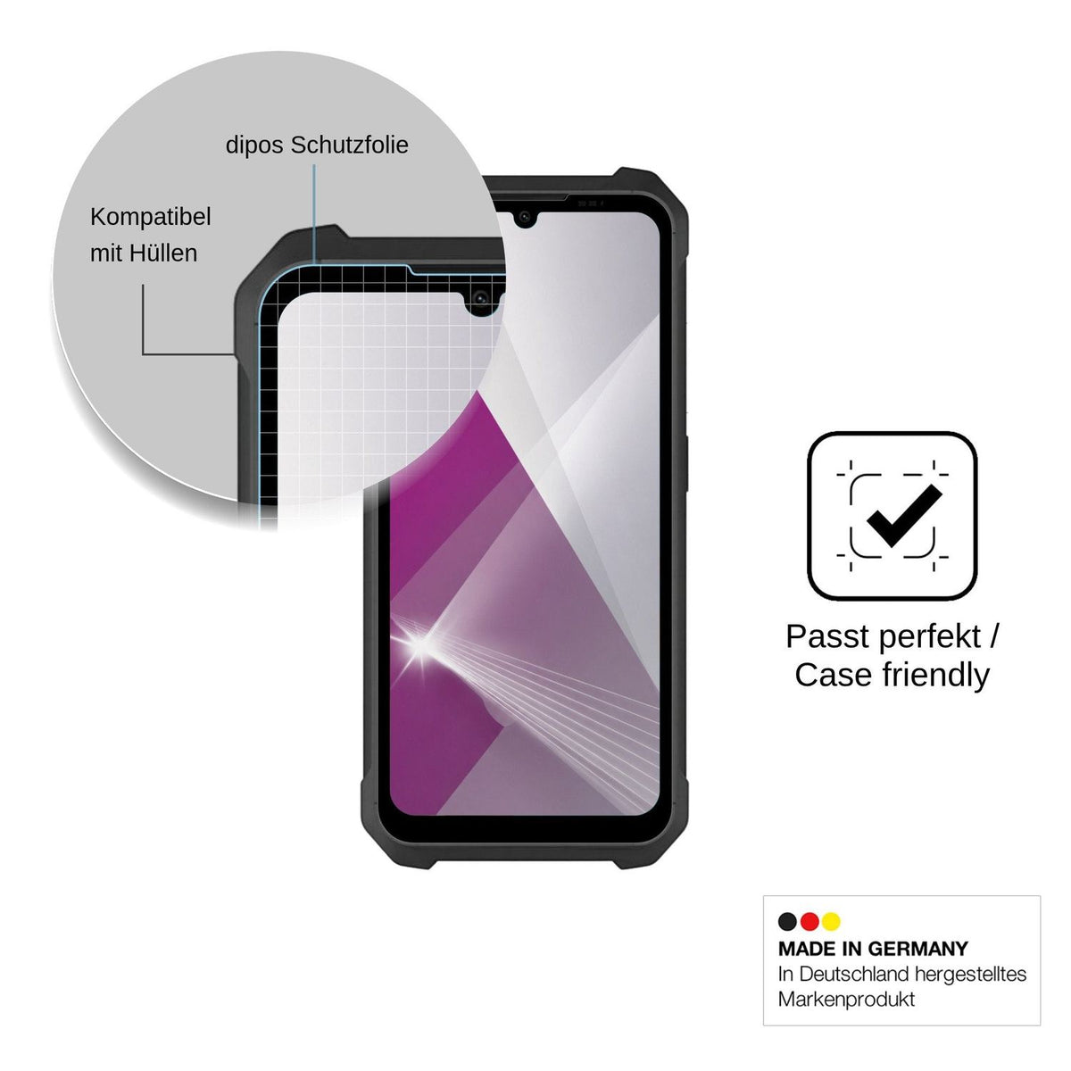 4x Screen Protector for Philips S8325 Protection Crystal Clear dipos
