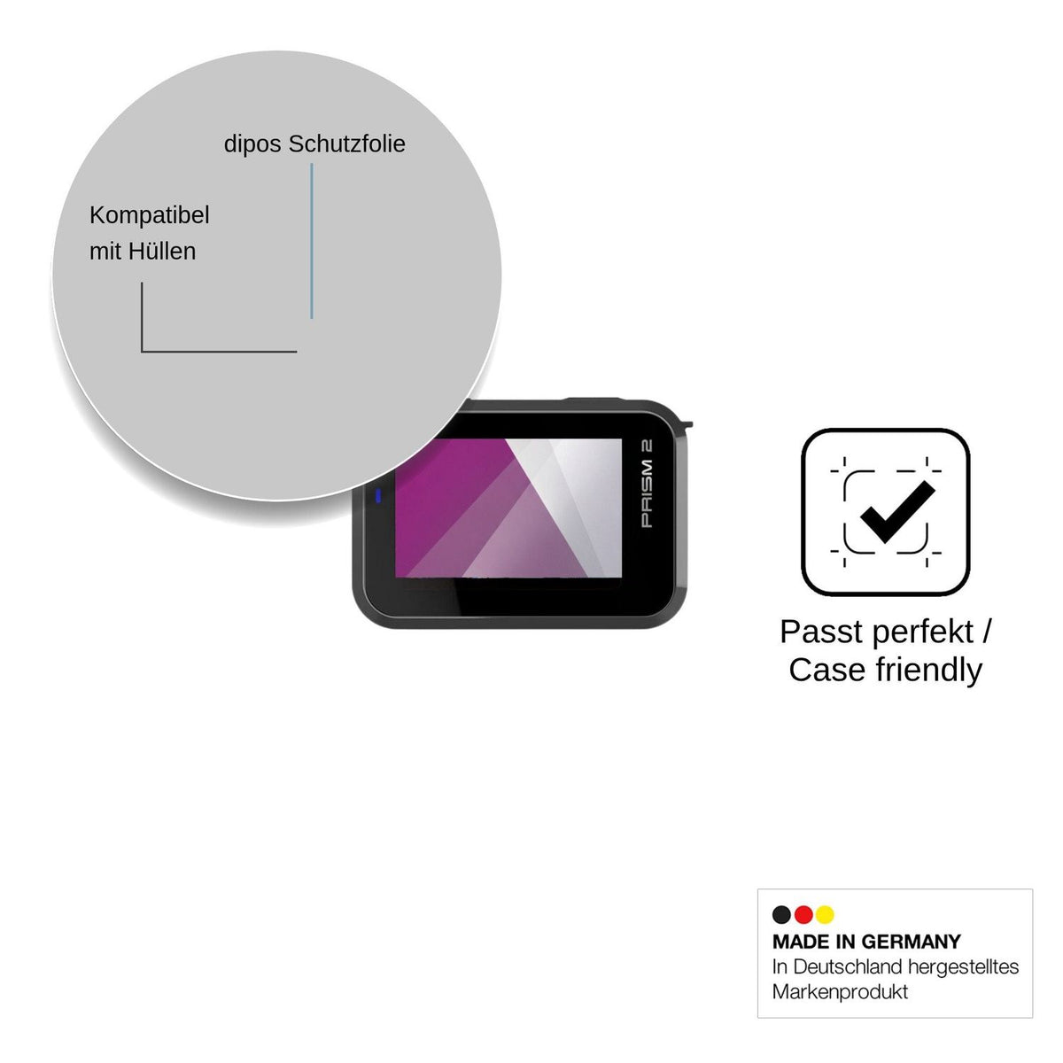 4x Screen Protector for Sena Prism 2 Protection Crystal Clear dipos