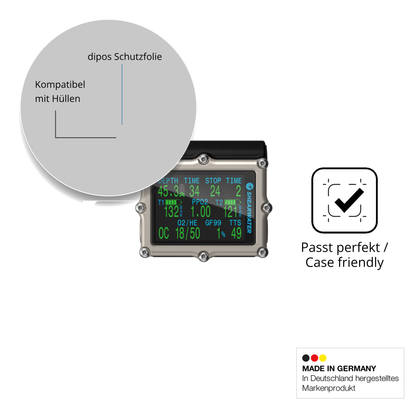 Schutzfolie mit optimaler Passform, zur Verwendung mit Hüllen geeignet