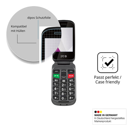 Schutzfolie mit optimaler Passform, zur Verwendung mit Hüllen geeignet