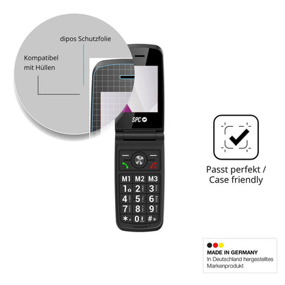 Schutzfolie mit optimaler Passform, zur Verwendung mit Hüllen geeignet