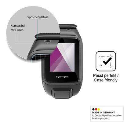 6x Screen Protector for TomTom Runner 2 Music Protection Crystal Clear dipos