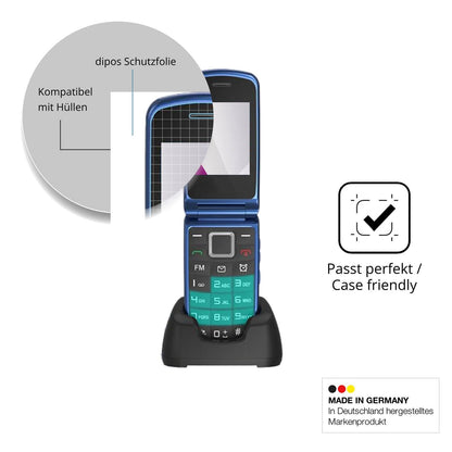 Schutzfolie mit optimaler Passform, zur Verwendung mit Hüllen geeignet