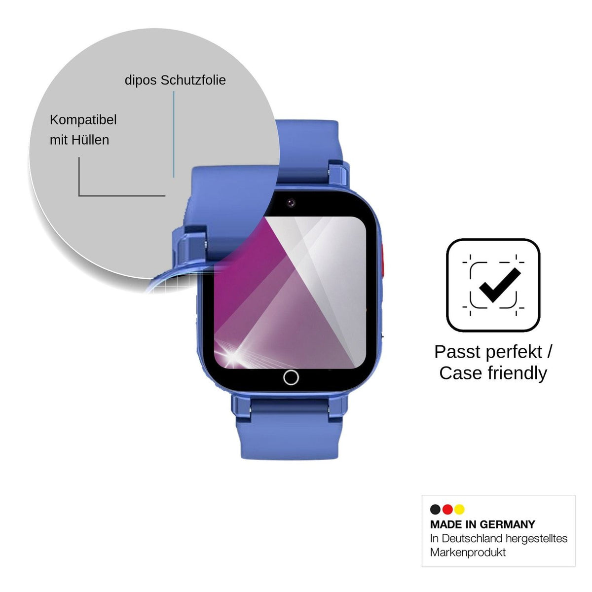 6x Screen Protector for Transformers Smartwatch Kinder 4G Protection Crystal Clear dipos