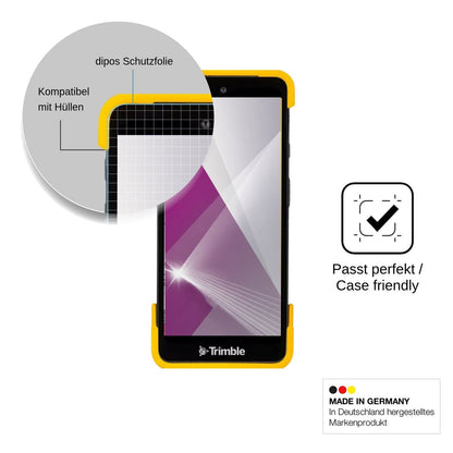 4x Screen Protector for Trimble TDC6 Protection Crystal Clear dipos