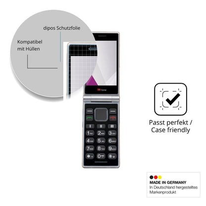 Schutzfolie mit optimaler Passform, zur Verwendung mit Hüllen geeignet