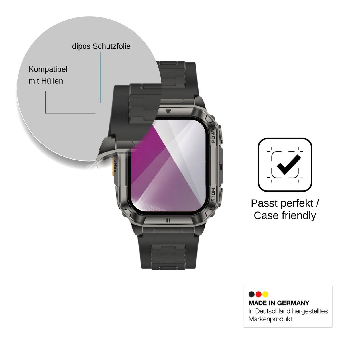 6x Screen Protector for Ulefone Armor Watch Ultra Protection Crystal Clear dipos