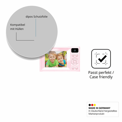 Schutzfolie mit optimaler Passform, zur Verwendung mit Hüllen geeignet