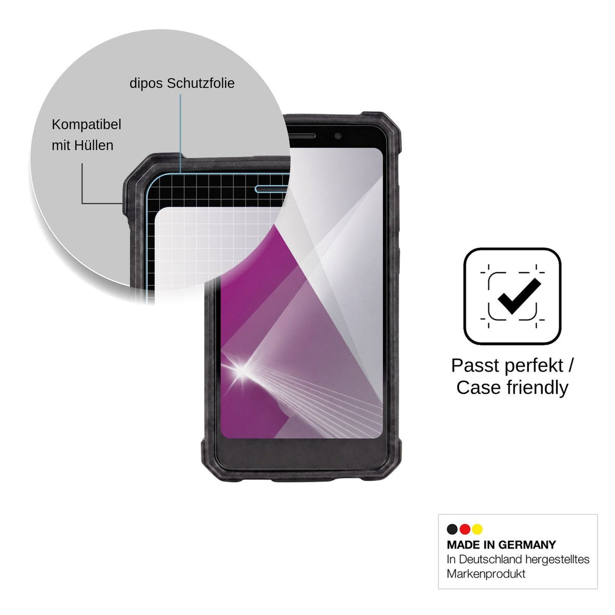 2x Screen Protector for yacdelo Rock V1 Protection Crystal Clear dipos
