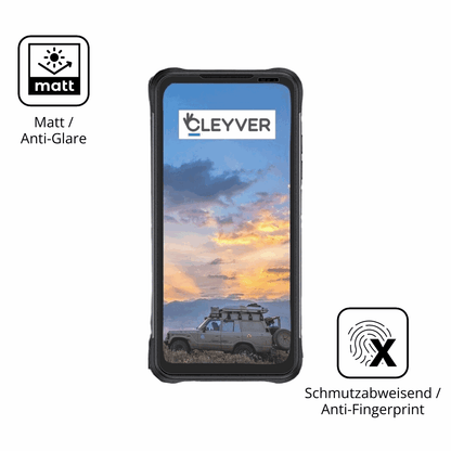 Dünne und entspiegelnde Folie passend zugeschnitten für cleyverextreme 4g