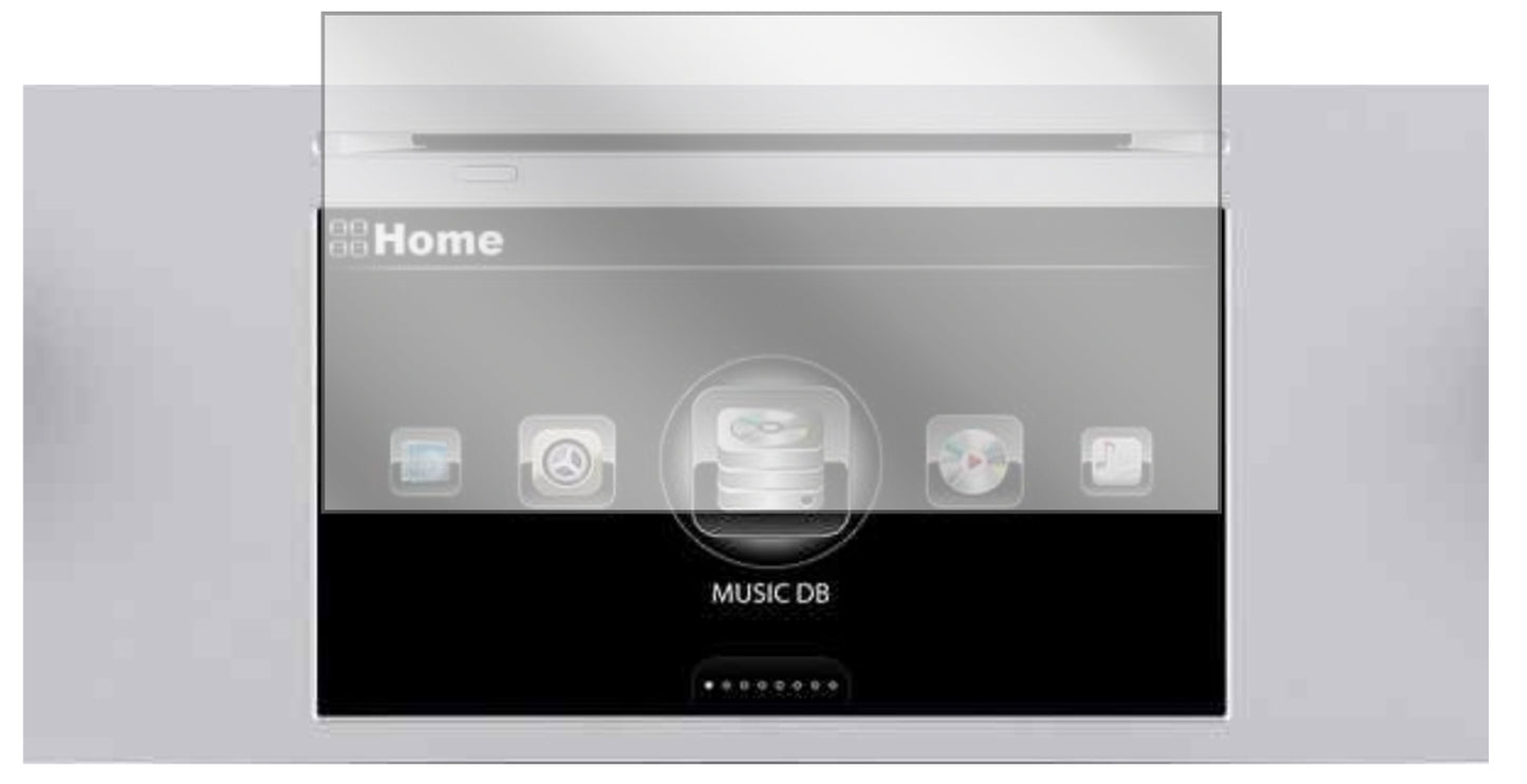 CocktailAudio X50Pro mit aufgebrachter dipos Displayschutzfolie, glasklare Darstellung ohne Einschränkungen