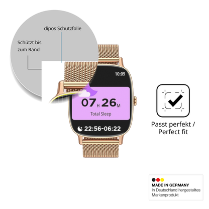 Besonders flexibler Displayschutz mit Anti-Shock-Schicht im Materialmix