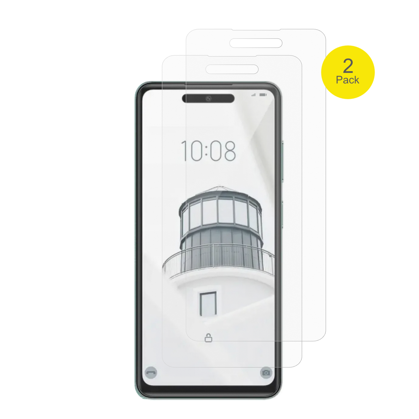 condornova 70 se mit aufgebrachter dipos Flex Schutzfolie, glasklare Darstellung ohne Einschränkungen