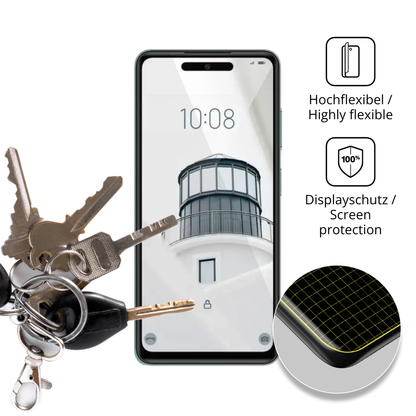 dipos Displayschutz für condornova 70 pro, transparente Oberfläche, geringe Dicke und perfekte Passform