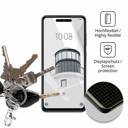 dipos Displayschutz für condornova 70 se, transparente Oberfläche, geringe Dicke und perfekte Passform