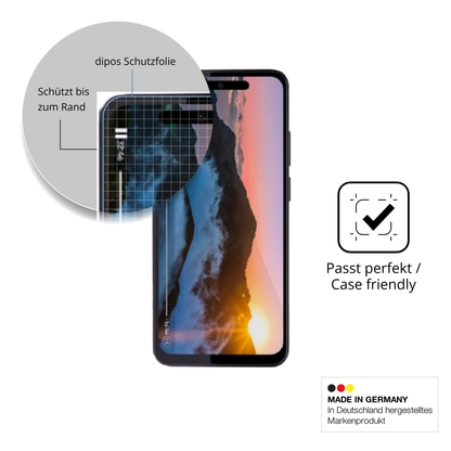 Besonders flexibler Displayschutz mit Anti-Shock-Schicht im Materialmix