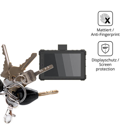 dipos Displayschutz für Conker NS108 MRZ, mattierte Oberfläche, Blickschutzfilter und perfekter Passform