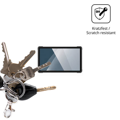 dipos Displayschutz für Conker SX87, transparente Oberfläche, perfekte Passform auch für die Rundungen
