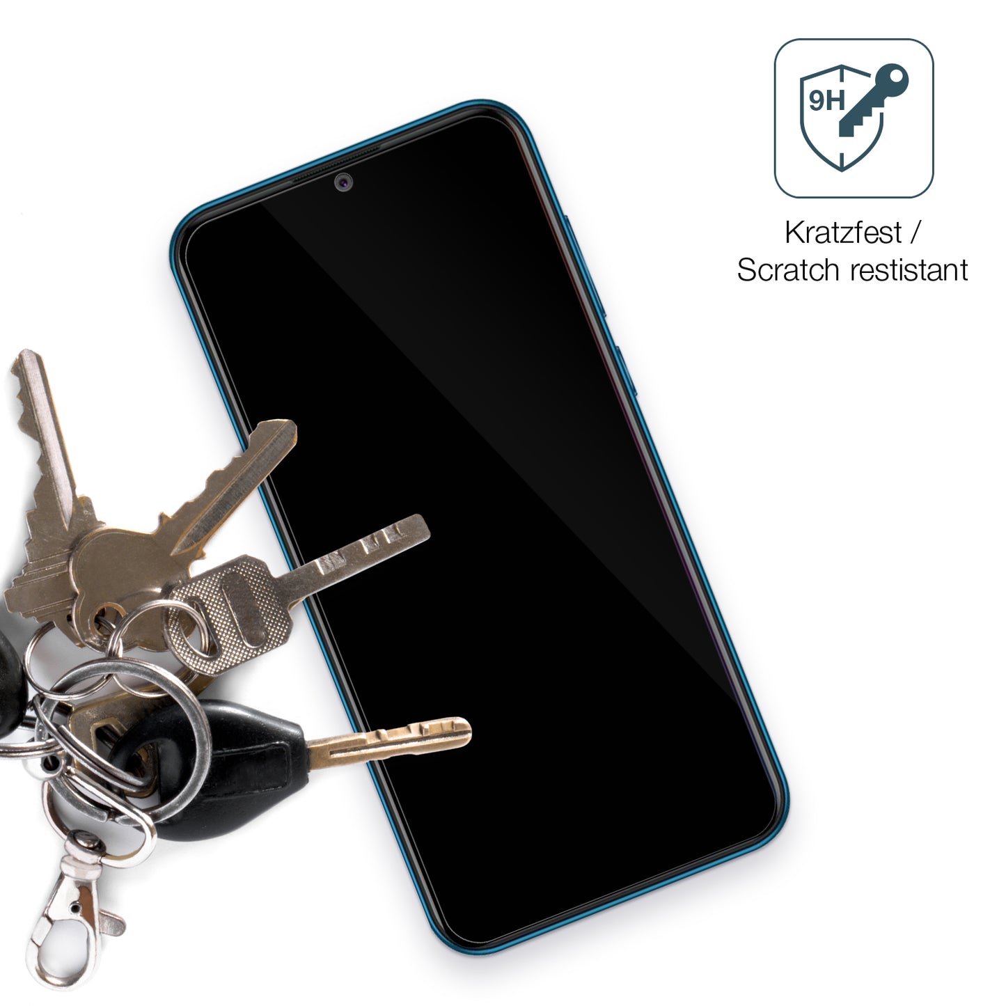 dipos Displayschutz für Coolpad Cool 5, transparente Oberfläche, perfekte Passform auch für die Rundungen