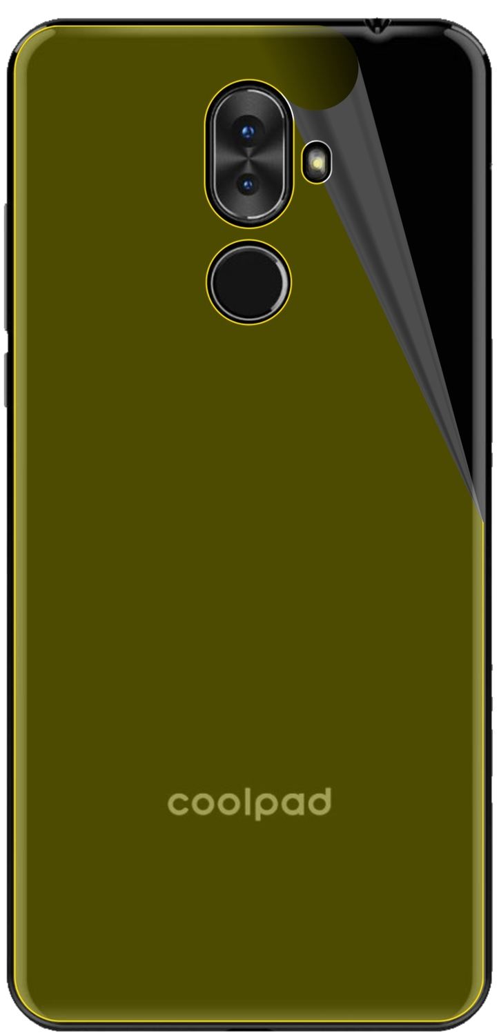 dipos Displayschutz für Coolpad Note 8 Rückseite, transparente Oberfläche, geringe Dicke und perfekte Passform