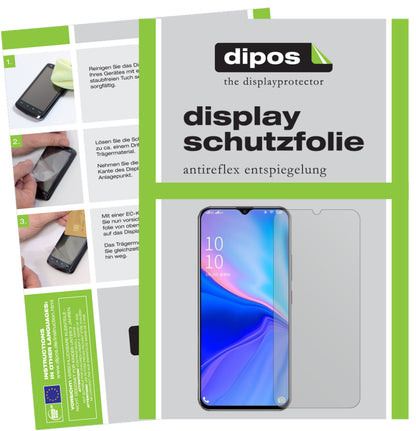 Matte Displayschutzfolie von dipos passend für Coolpad COOL10, präziser Zuschnitt und blasenfrei montiert