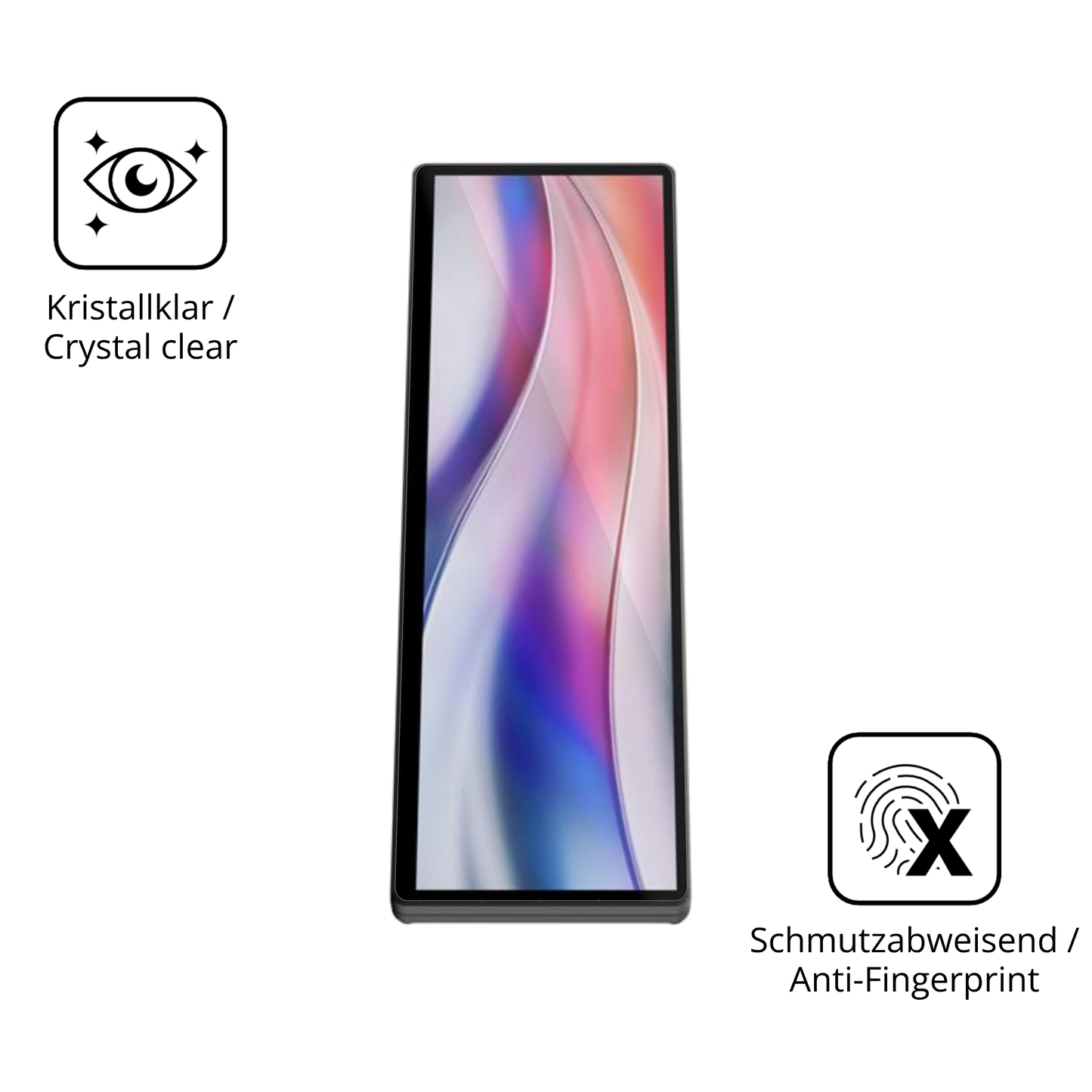 Flexible TPU-Folie passend zugeschnitten für Corsair Xeneon Edge 14.5 Zoll, vollständige Abdeckung