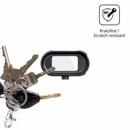 dipos Displayschutz für Cossify HW0612 Mini Action-Cam, transparente Oberfläche, perfekte Passform auch für die Rundungen