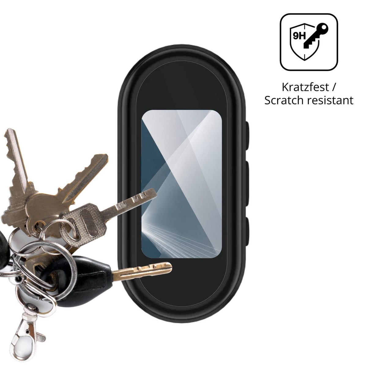dipos Displayschutz für Cossify HW0748, transparente Oberfläche, perfekte Passform auch für die Rundungen