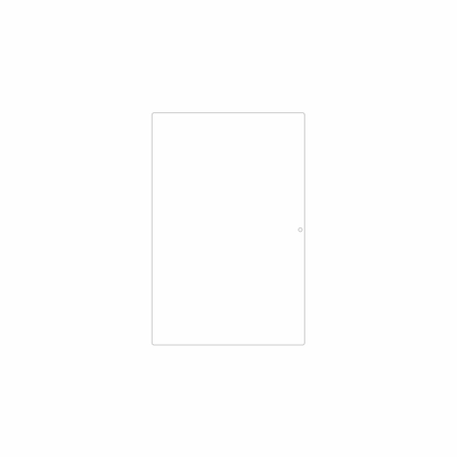 dipos Displayschutz für Crelander T30 Pro, mattierte Oberfläche, geringe Dicke und perfekte Passform