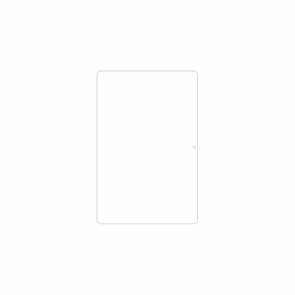 dipos Displayschutz für Crelander W30, mattierte Oberfläche, geringe Dicke und perfekte Passform