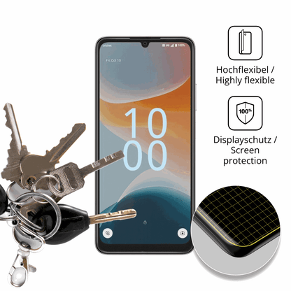 dipos Displayschutz für Cricket Icon Pro 2026, transparente Oberfläche, perfekte Passform auch für die Rundungen