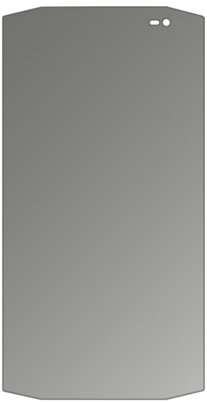 dipos Displayschutz für Crosscall Trekker-X3, mattierte Oberfläche, Blickschutzfilter und perfekter Passform