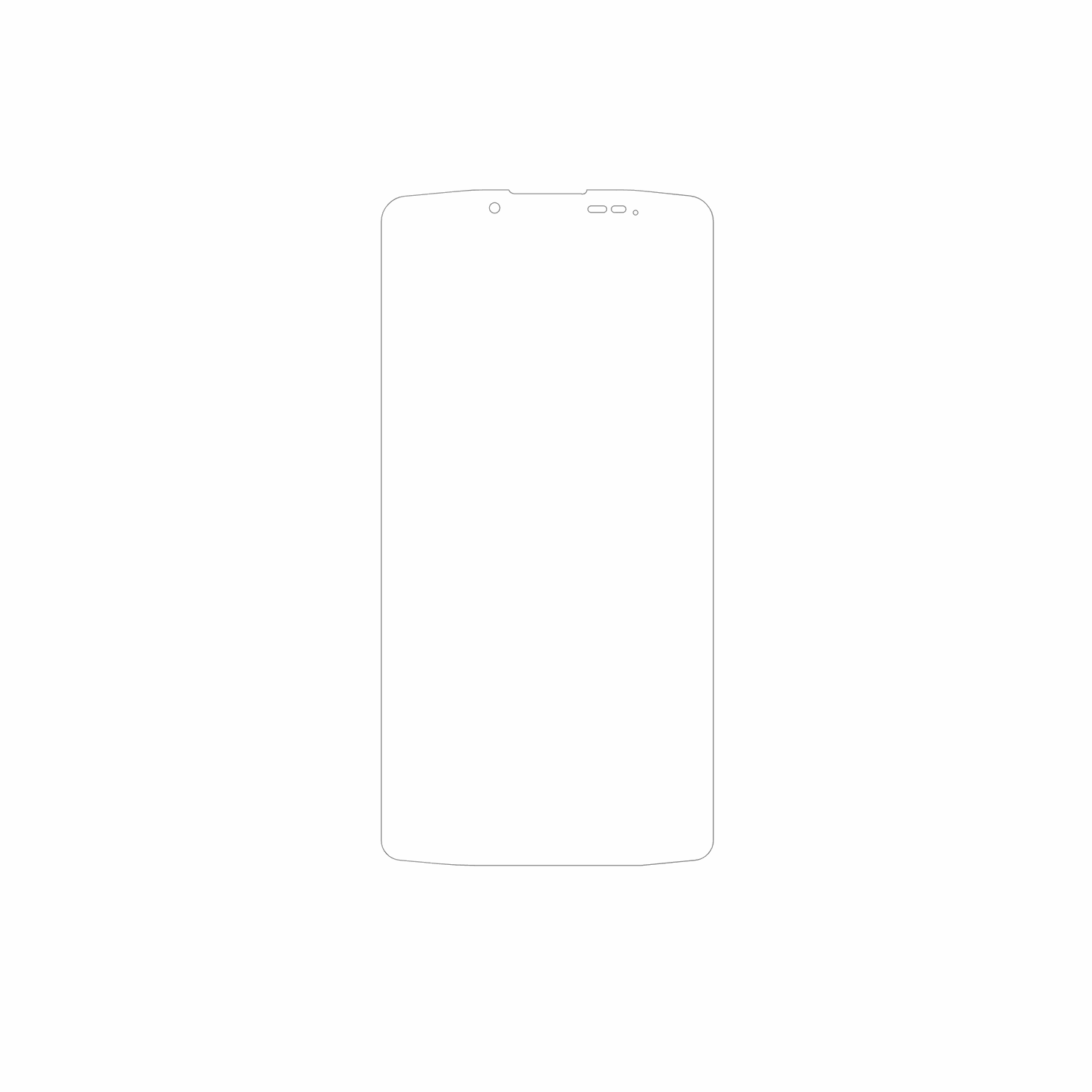 dipos Displayschutz für CROSSCALL Core-M6, mattierte Oberfläche, geringe Dicke und perfekte Passform