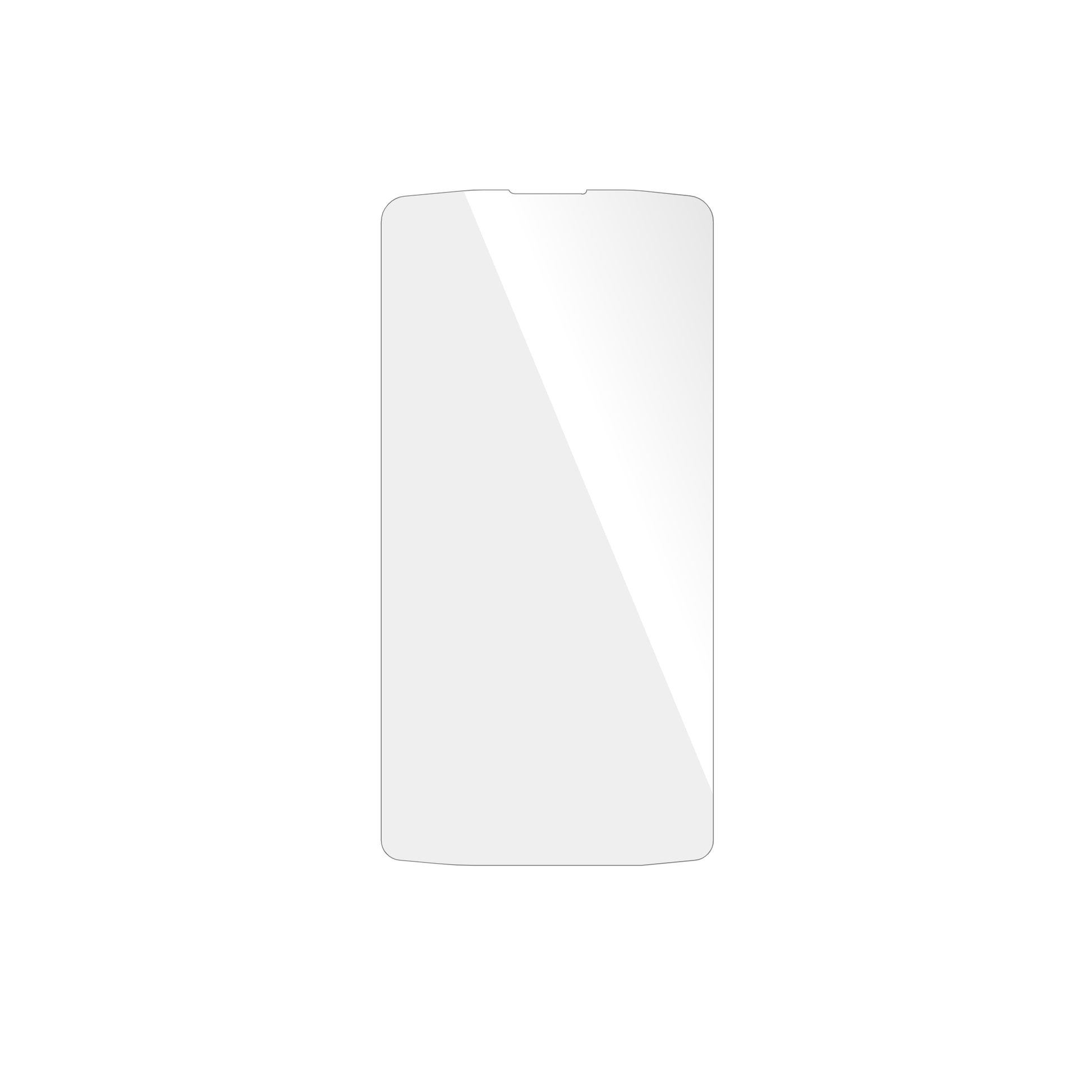 dipos Displayschutz für CROSSCALL Core-M6, transparente Oberfläche, geringe Dicke und perfekte Passform