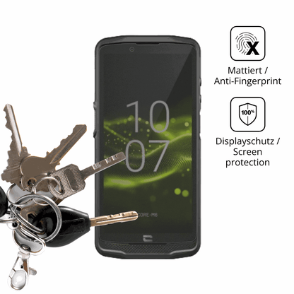 dipos Displayschutz für Crosscall Core M6, mattierte Oberfläche, Blickschutzfilter und perfekter Passform