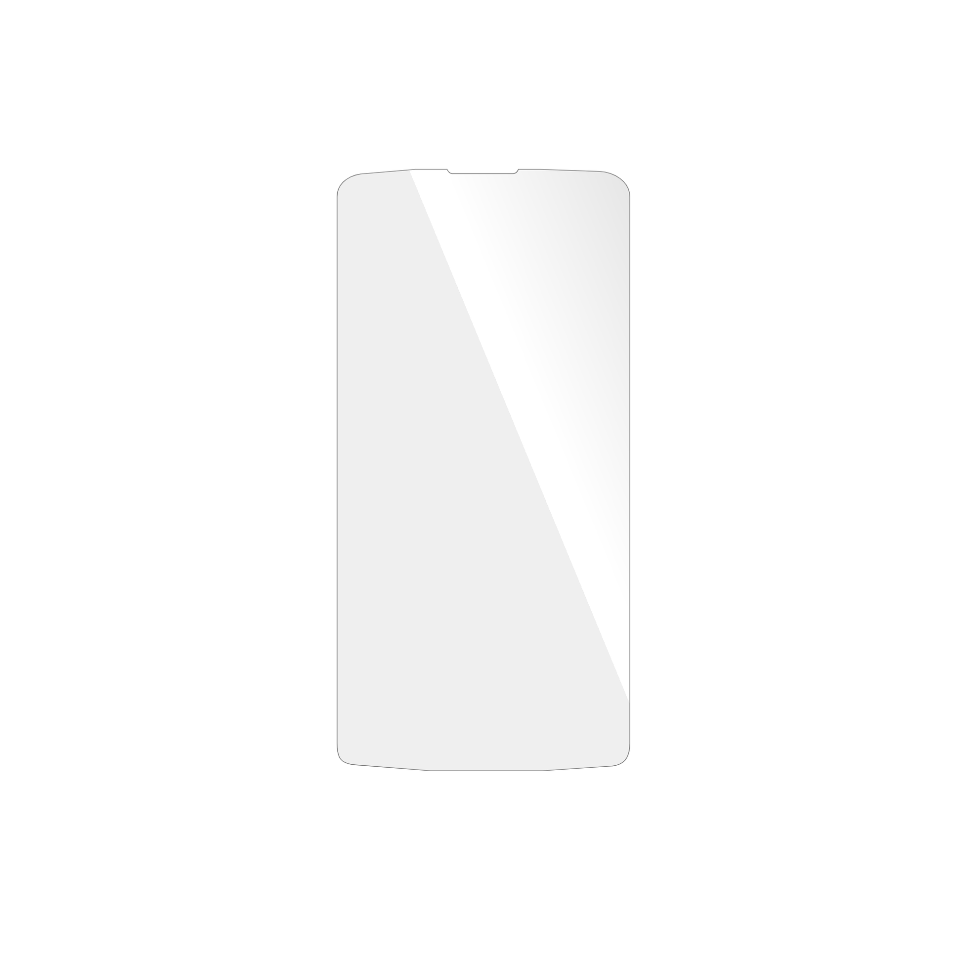 dipos Displayschutz für Crosscall Core M6, transparente Oberfläche, geringe Dicke und perfekte Passform